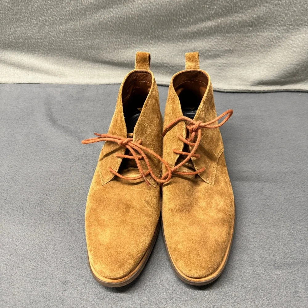 Cole Haan Chukka Boots Mens 12 M Grand Evolution Suede British Tan Lace Up